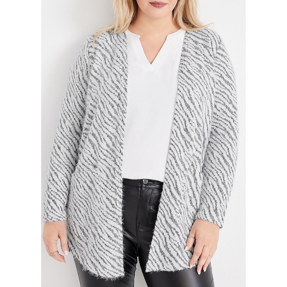 Maurices Sweaters - Maurice’s zebra cardigan sweater